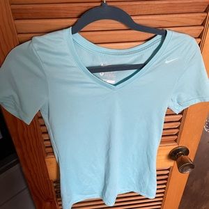 Blue Nike Dri Fit Tee